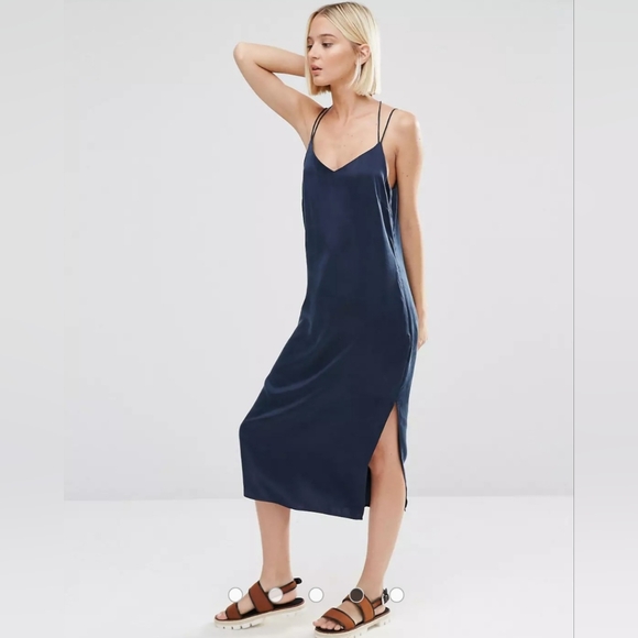 Selected Femme Sinca Slip Dress - Picture 1 of 11